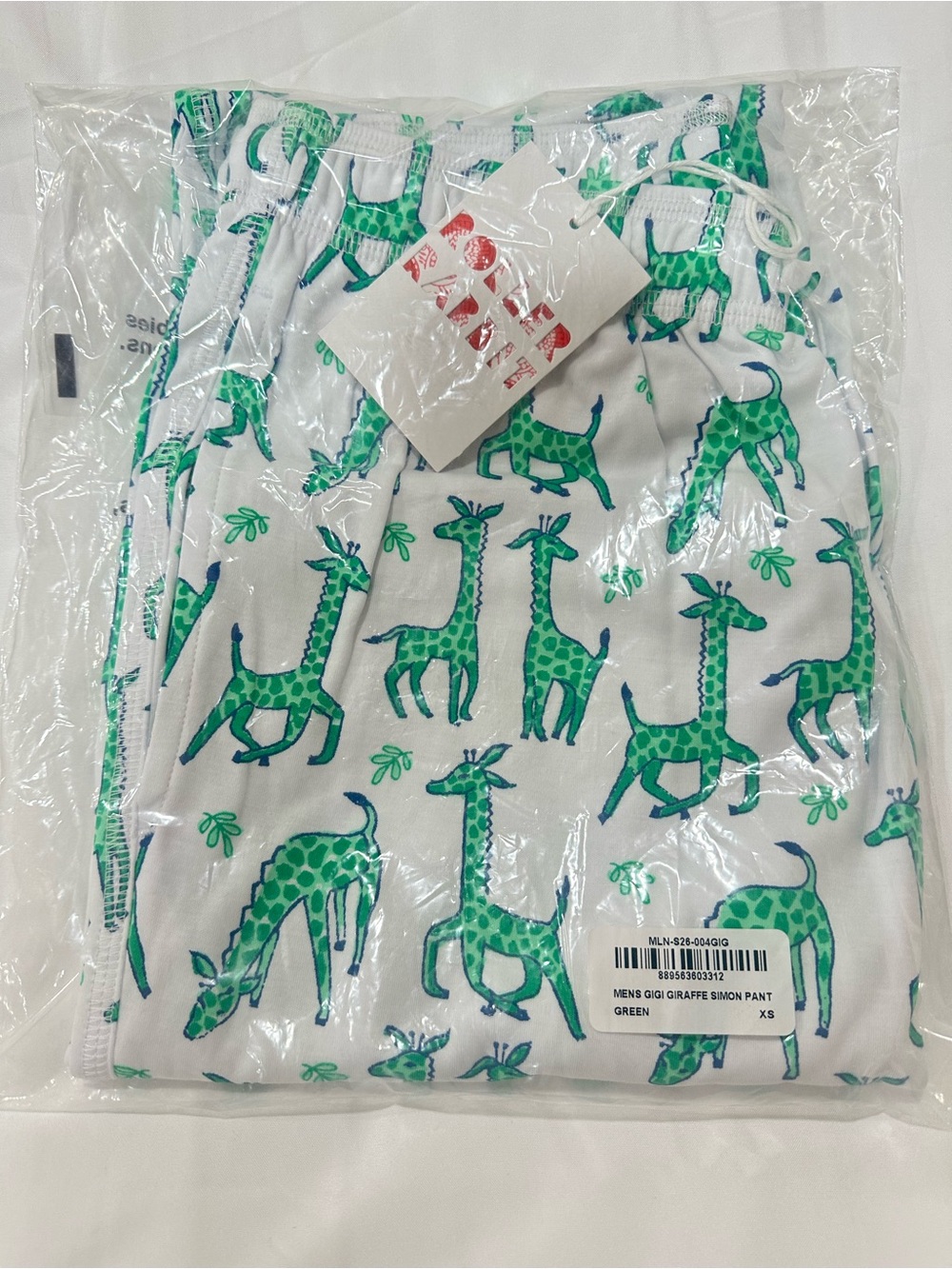 Roller Rabbit Men’s Gigi Giraffe Simon Pants